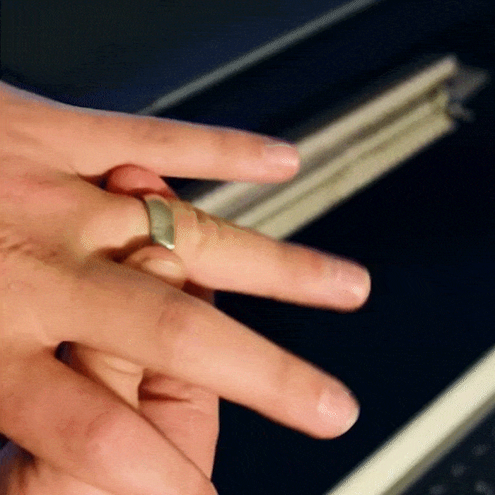 Hinged rings